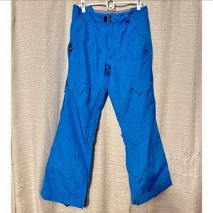 RPZN Ripzone Men's Bright Blue Winter Ski Snowboard Cargo Pants - Size Small